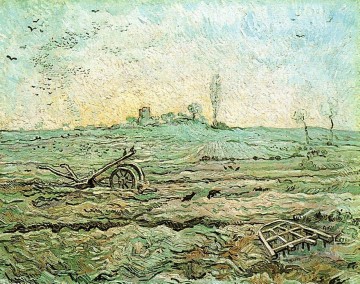 El arado y la grada según Millet Vincent van Gogh Pinturas al óleo